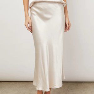 Rails Berlin Satin Midi Skirt
